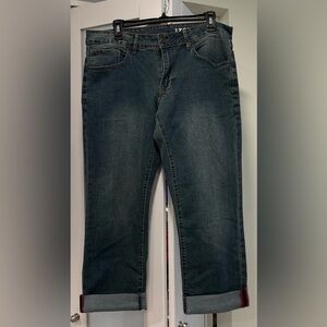 IZOD Men's Zippered Blue Jeans